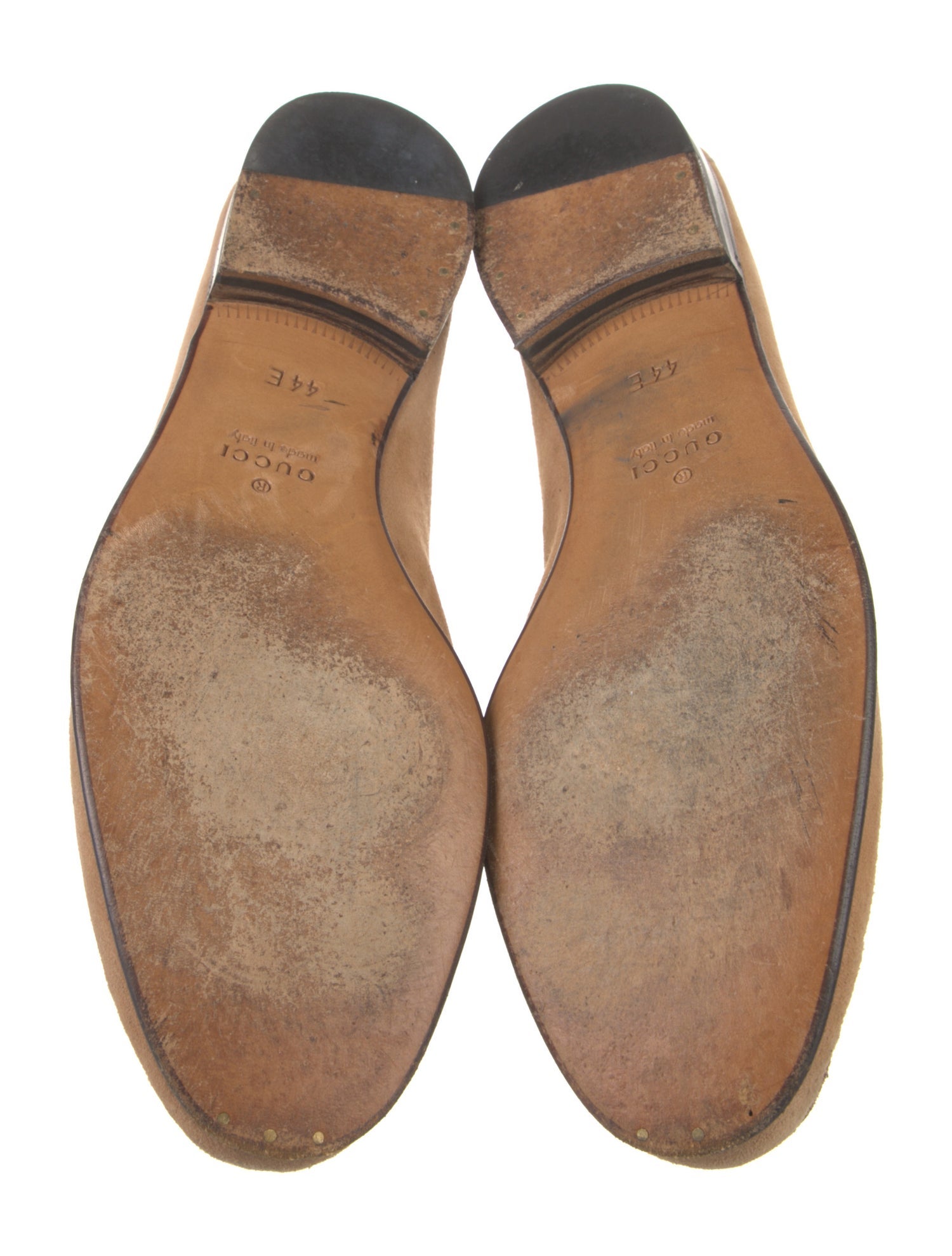 Gucci Horsebit Accent Suede Loafers