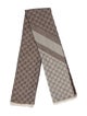Gucci Silk GG Canvas Scarf