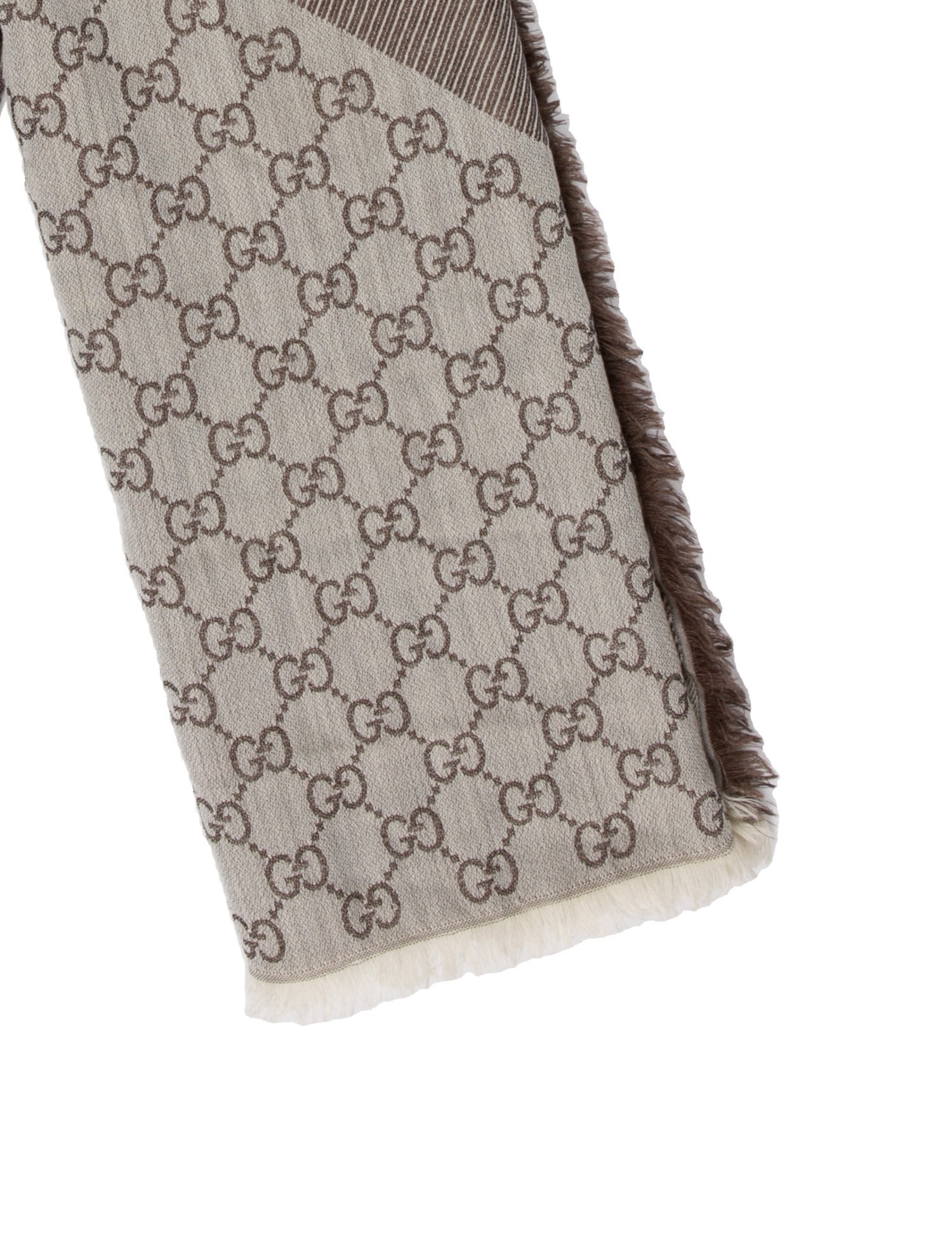 Gucci Silk GG Canvas Scarf