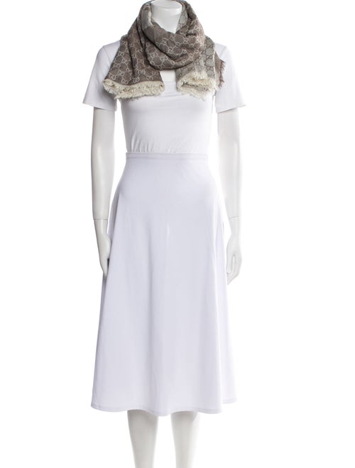 Gucci Silk GG Canvas Scarf