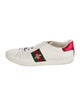 Gucci Web Accent Leather Sneakers