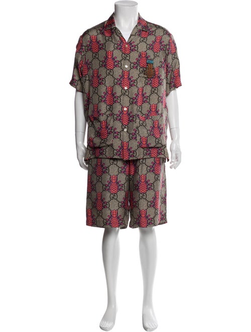 Gucci Silk Printed Pajama Set