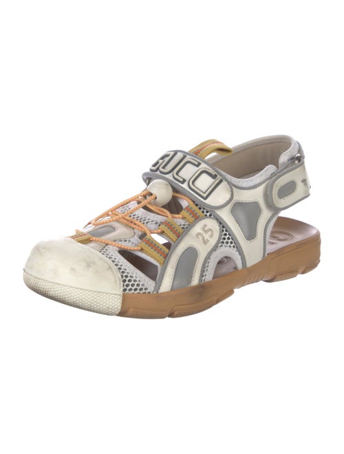 Gucci Leather Mesh Accents Sneakers