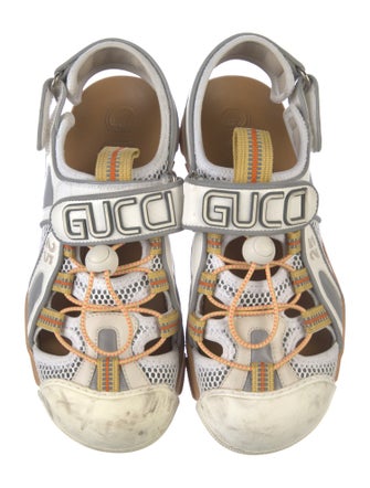 Gucci Leather Mesh Accents Sneakers