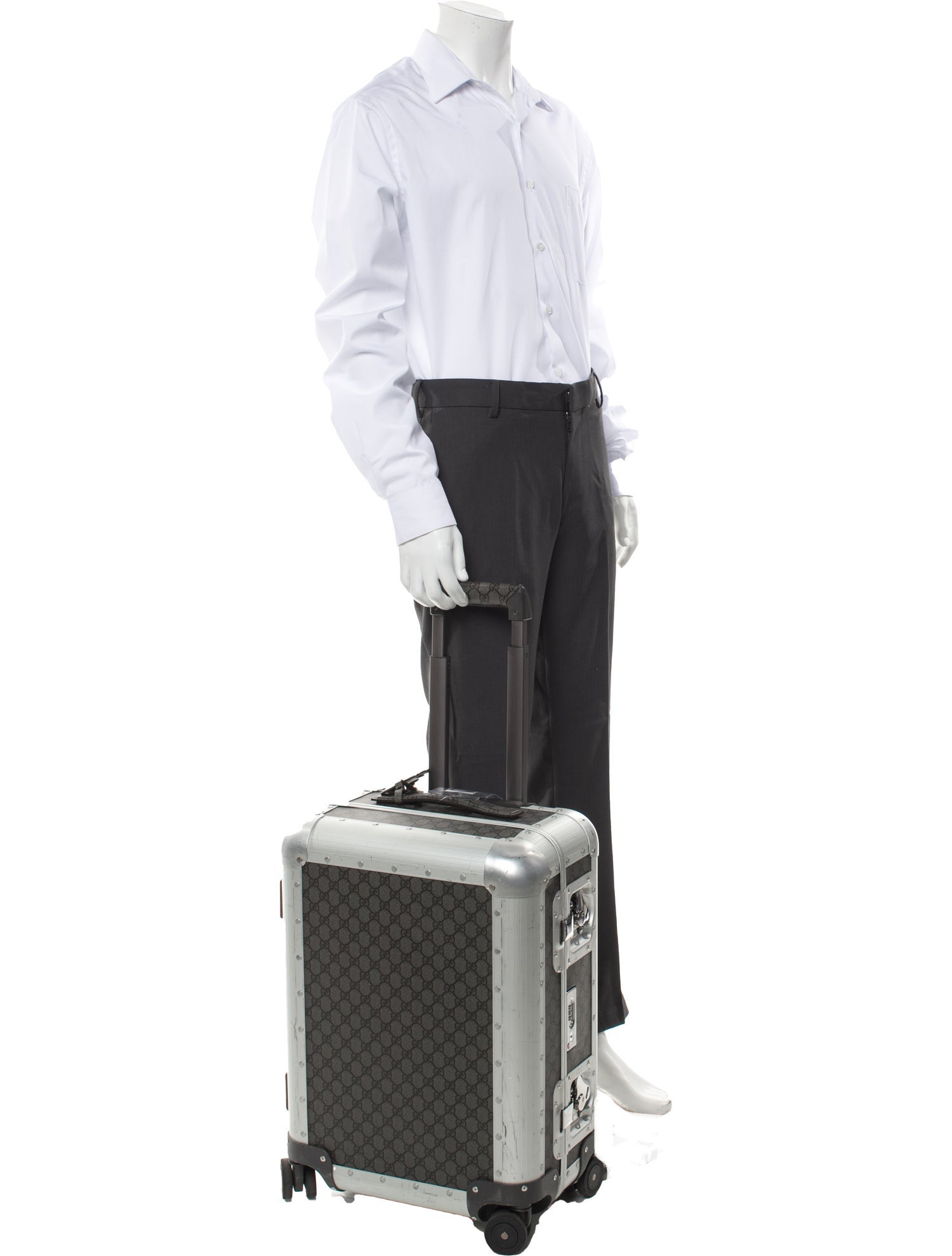 Gucci x FPM Milano GG Supreme Porter Cabin Plus Trolley