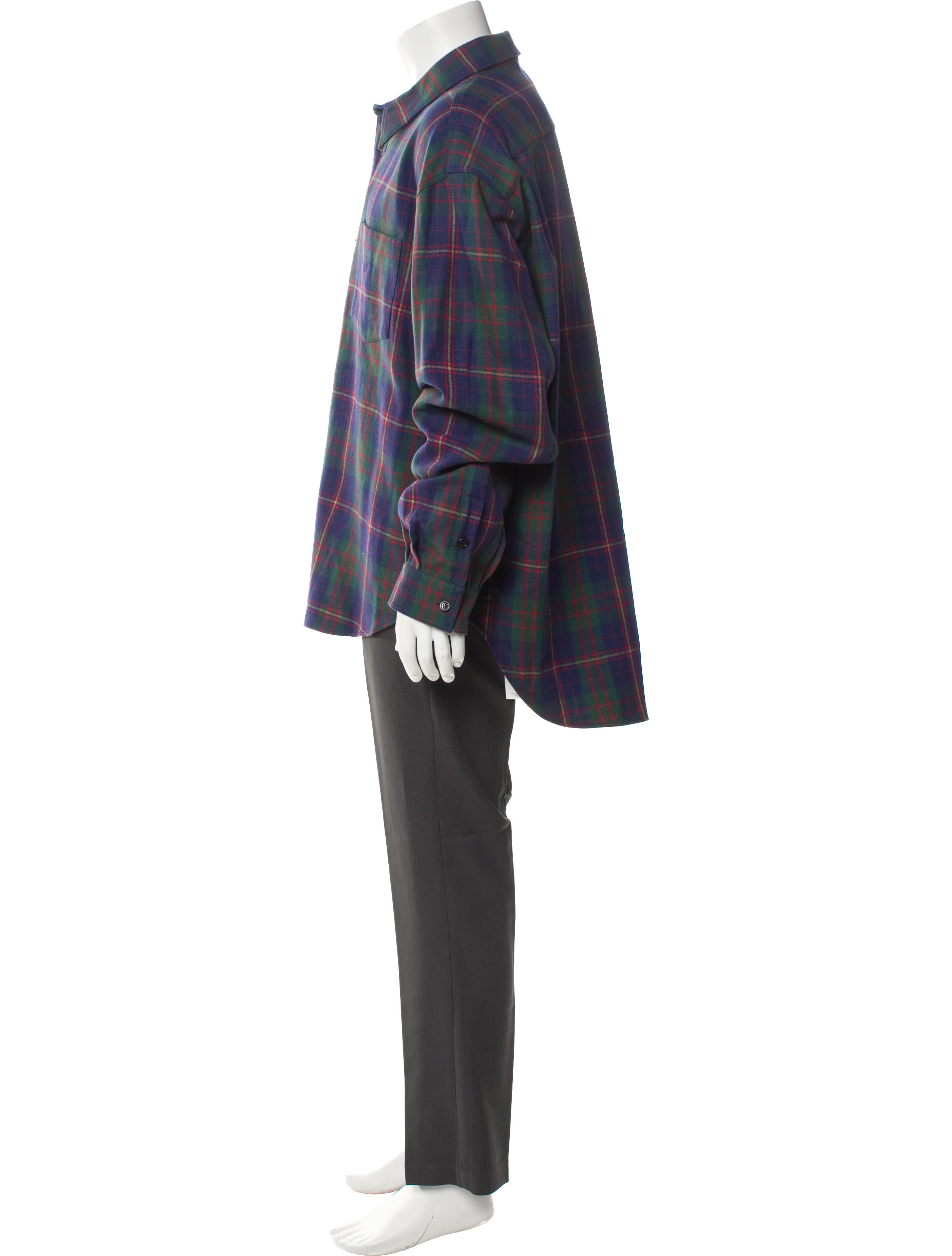 Gucci Sylvie Web Accent Wool Shirt w/ Tags