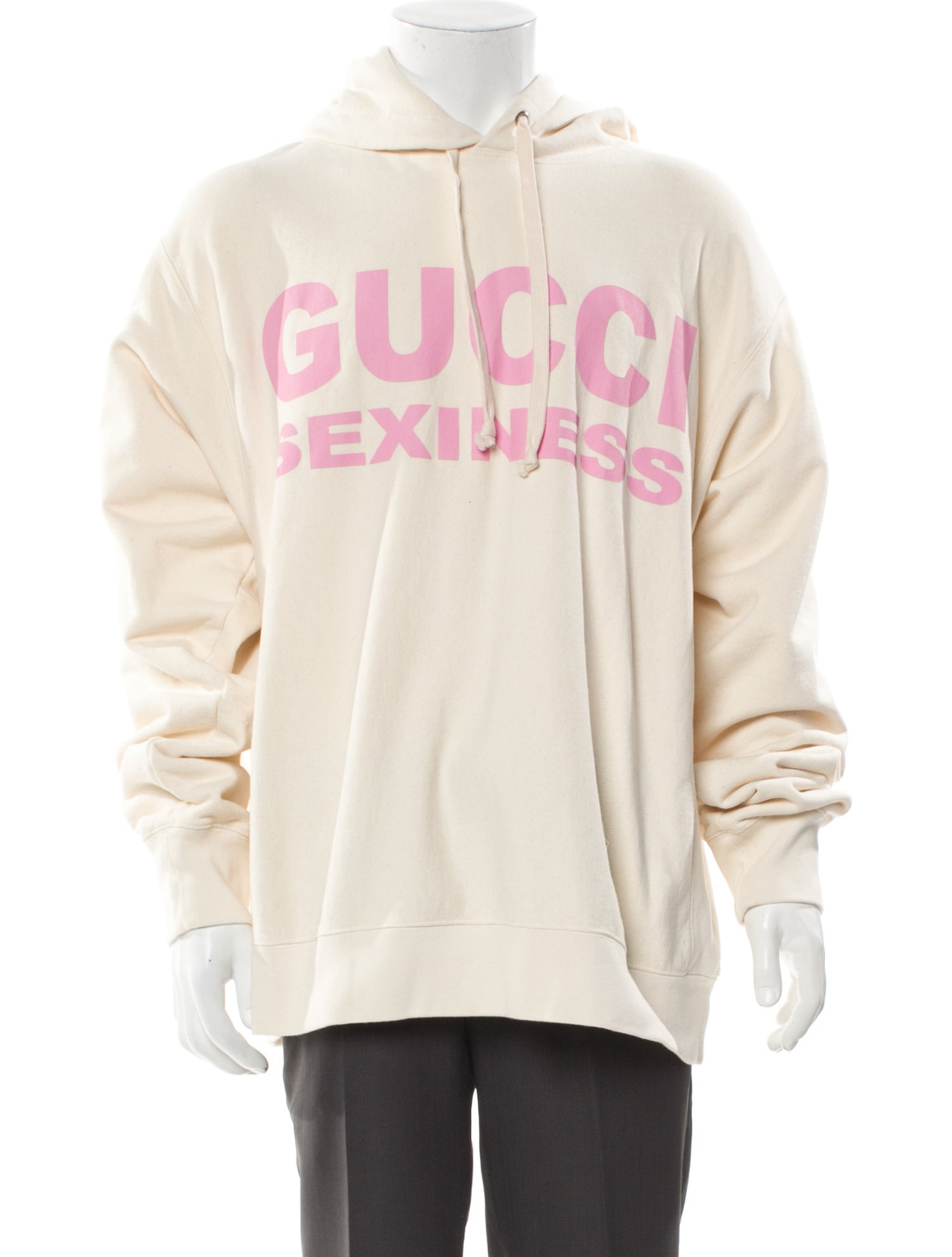 Gucci Graphic Print Crew Neck Hoodie