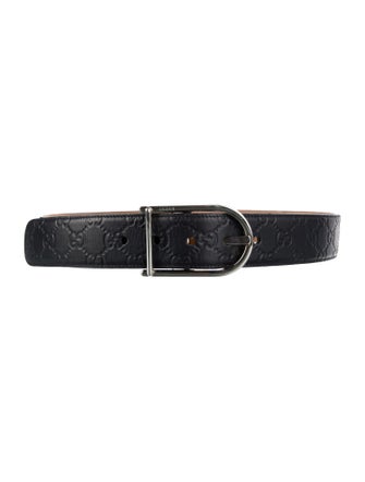 Gucci GG Signature Leather Belt