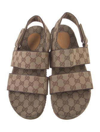 Gucci GG Canvas Canvas Sandals