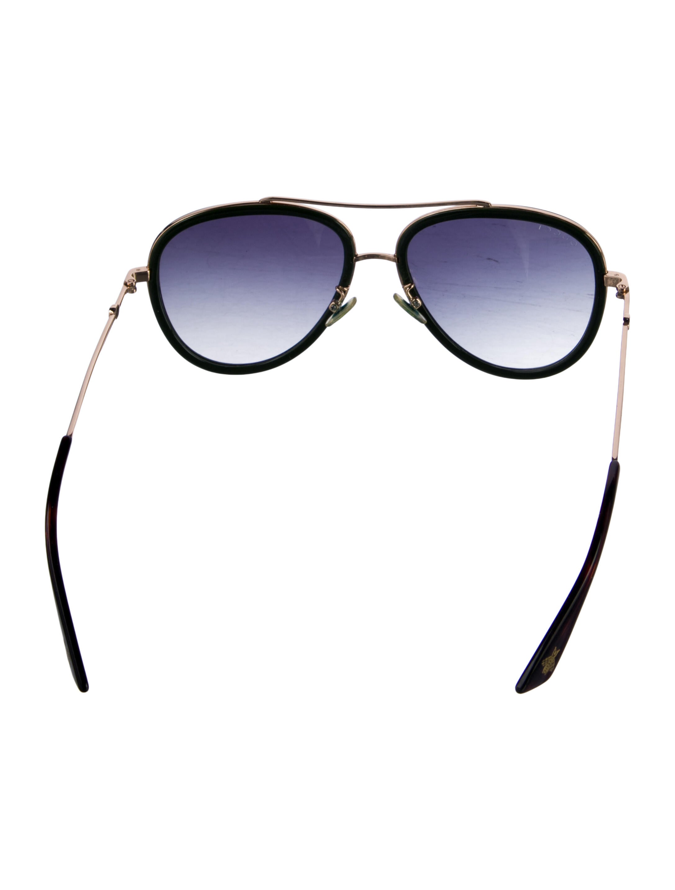 Gucci Web Accent Aviator Sunglasses