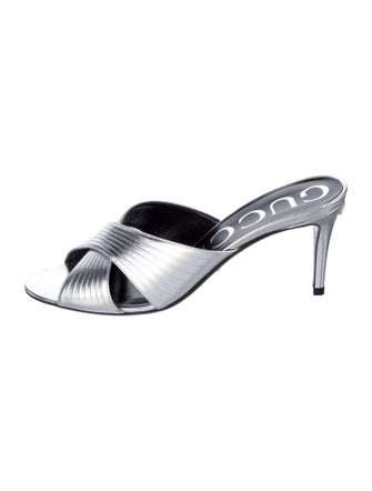 Gucci Leather Slides