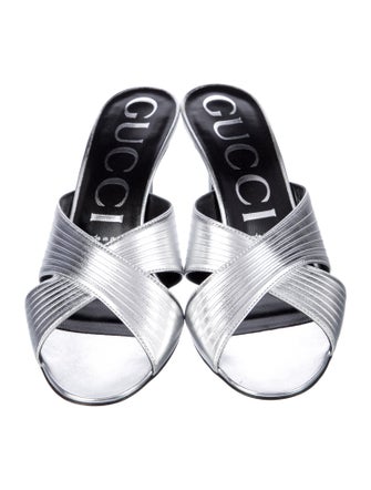 Gucci Leather Slides