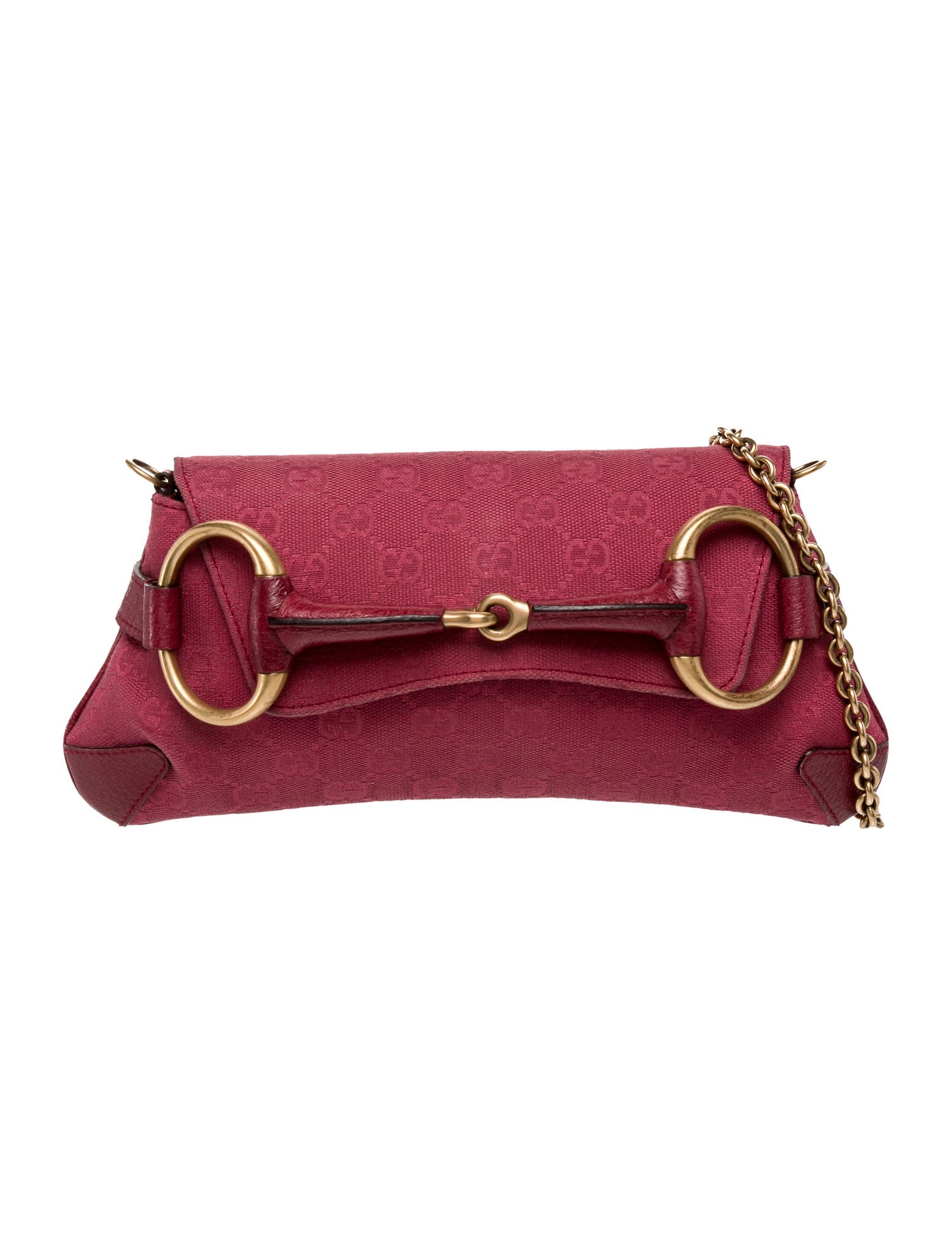 Gucci GG Canvas Horsebit Chain