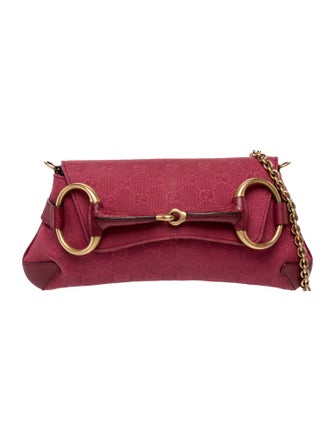 Gucci GG Canvas Horsebit Chain