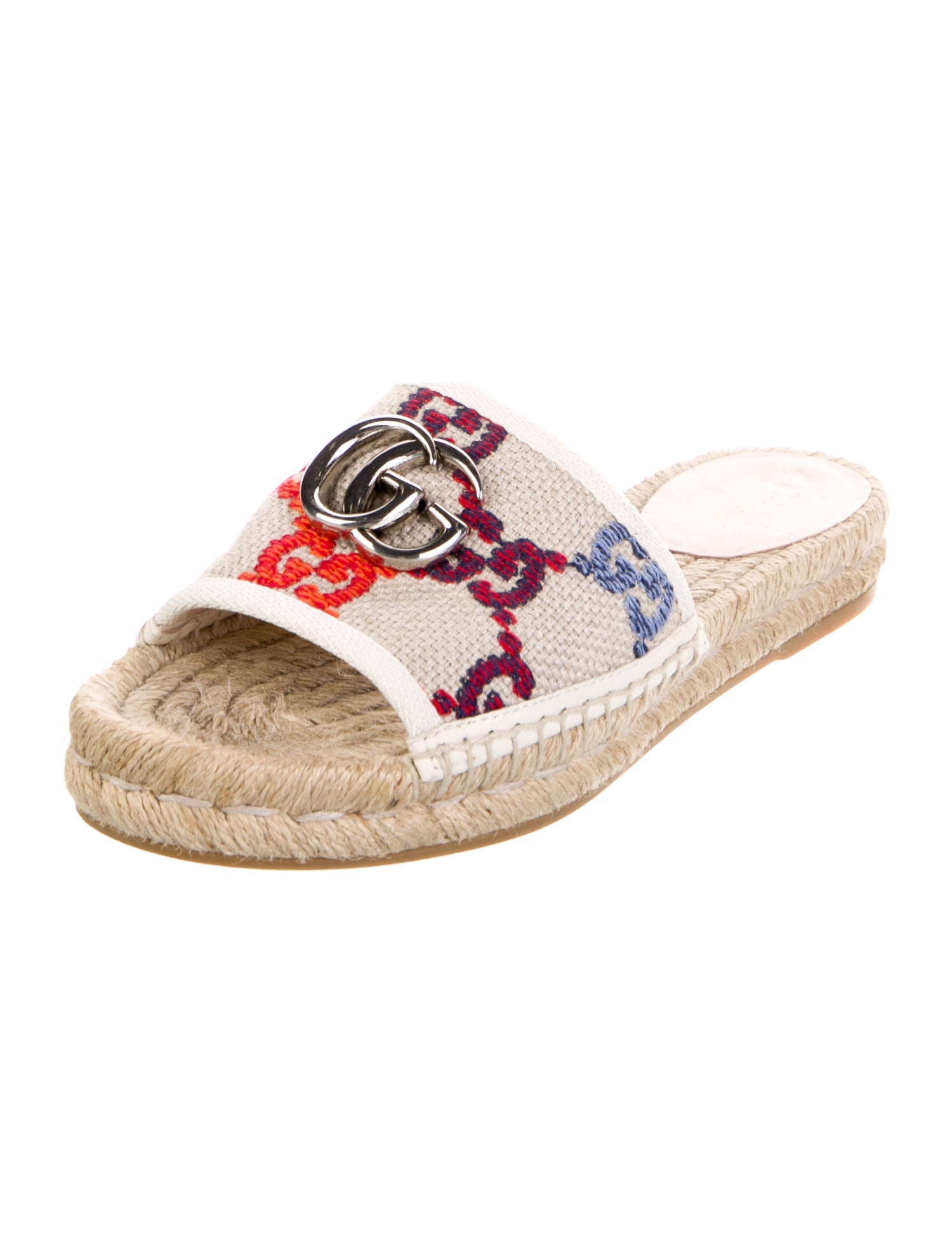 Gucci GG Logo Canvas Espadrilles