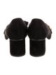 Gucci Double G Logo Suede Pumps