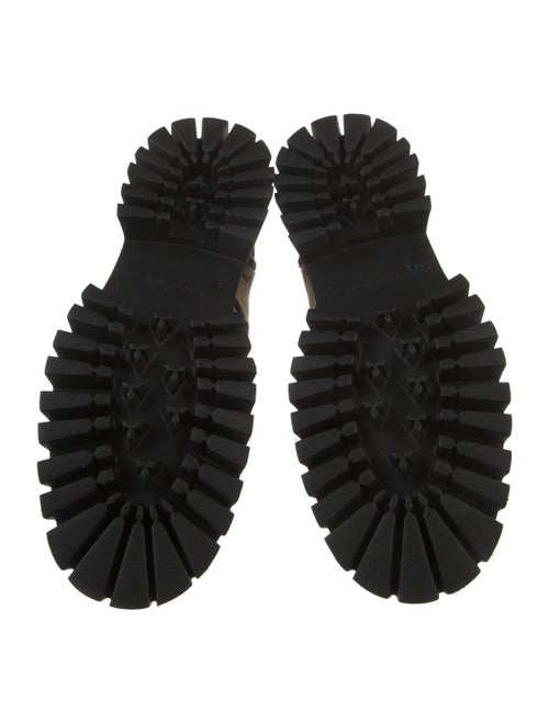 Gucci GG Canvas Canvas Lace-Up Boots