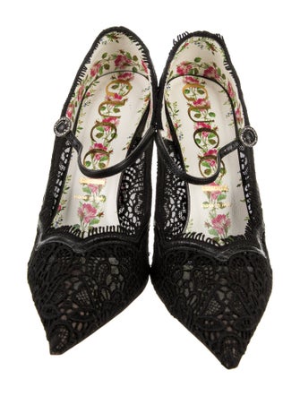 Gucci Lace Pumps