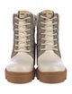 Gucci GG Supreme Combat Boots