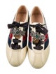 Gucci Sylvie Web Accent Patent Leather Sneakers