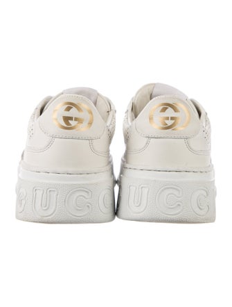 Gucci Interlocking G Logo Leather Sneakers