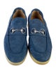 Gucci Horsebit Accent Suede Loafers