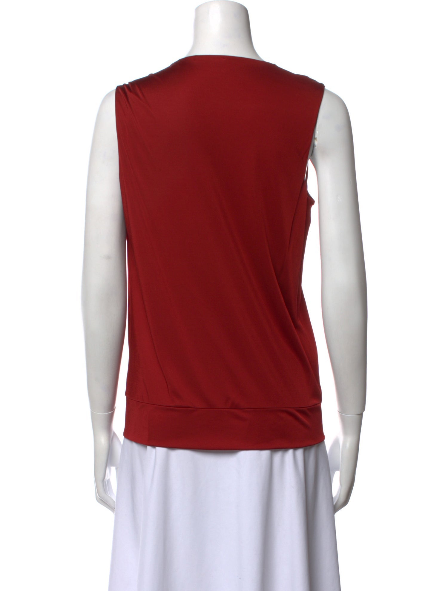 Gucci One-Shoulder Sleeveless Blouse