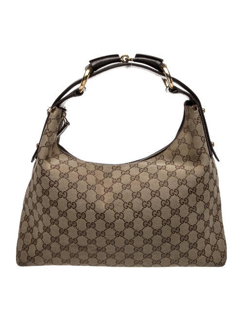 Gucci GG Canvas Horsebit Chain