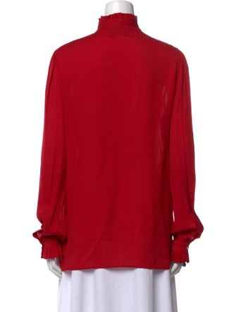 Gucci 2018 Silk Button-Up Top