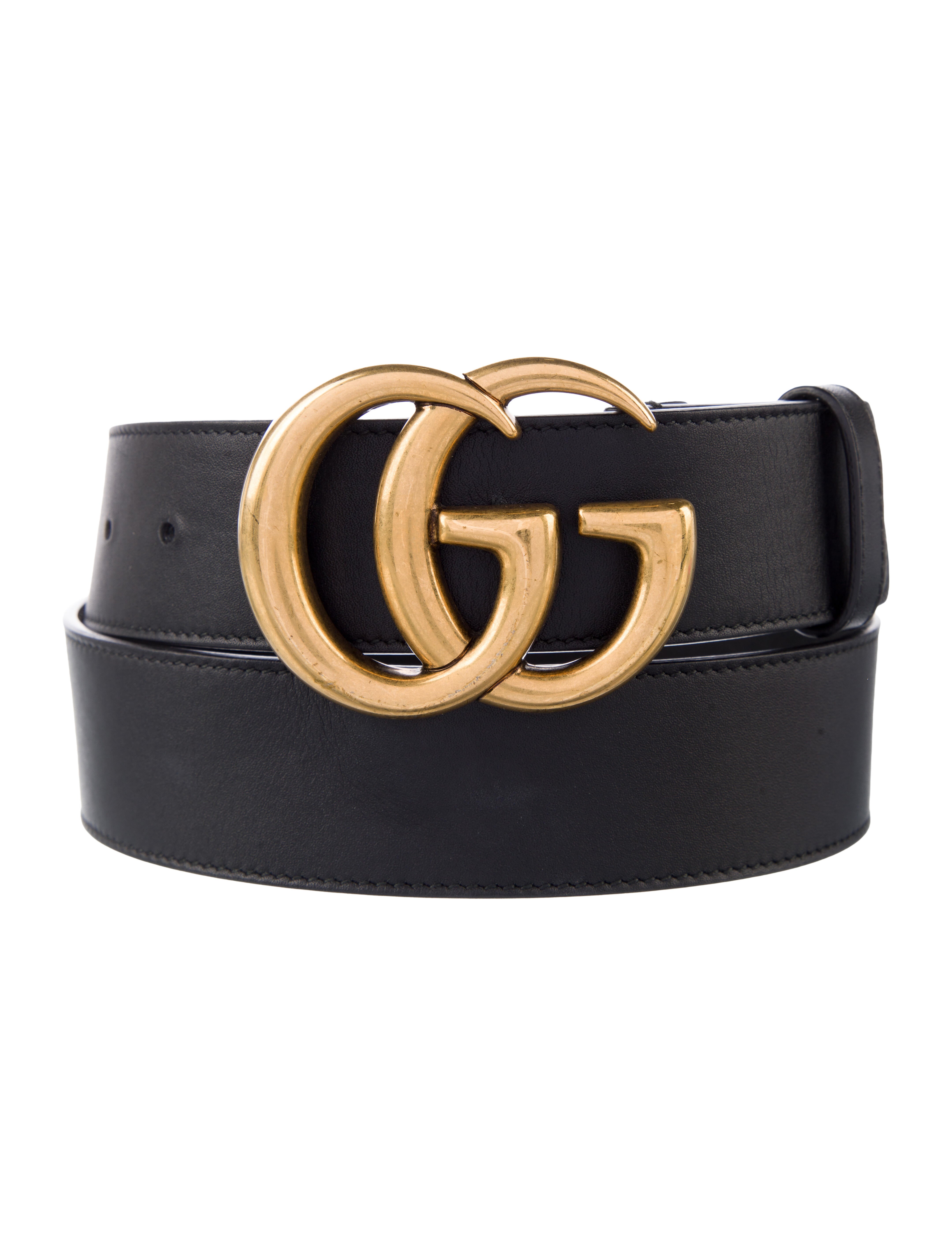 Gucci Marmont Double G Logo Belt