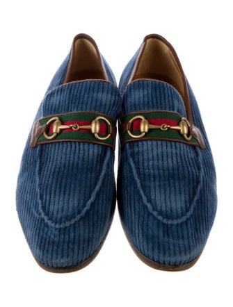 Gucci 2022 Web Accent Loafers