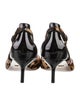 Gucci Ponyhair Animal Print Slingback Pumps