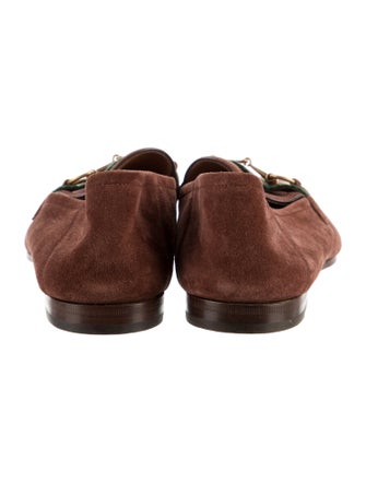 Gucci Brixton Web Accent Dress Loafers