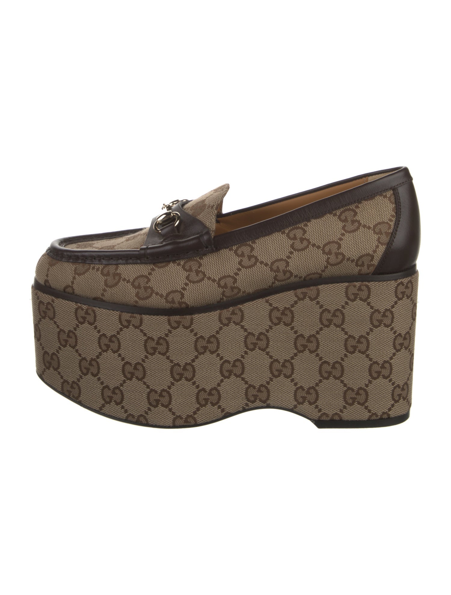 Gucci GG Canvas Canvas Oxfords