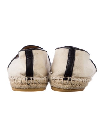 Gucci Interlocking G Logo Leather Espadrilles