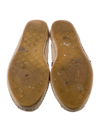 Gucci Interlocking G Logo Leather Espadrilles