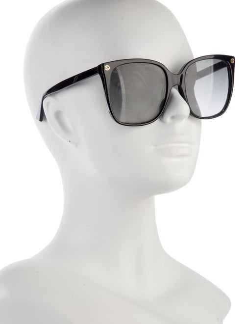 Gucci Interlocking G Logo Wayfarer Sunglasses