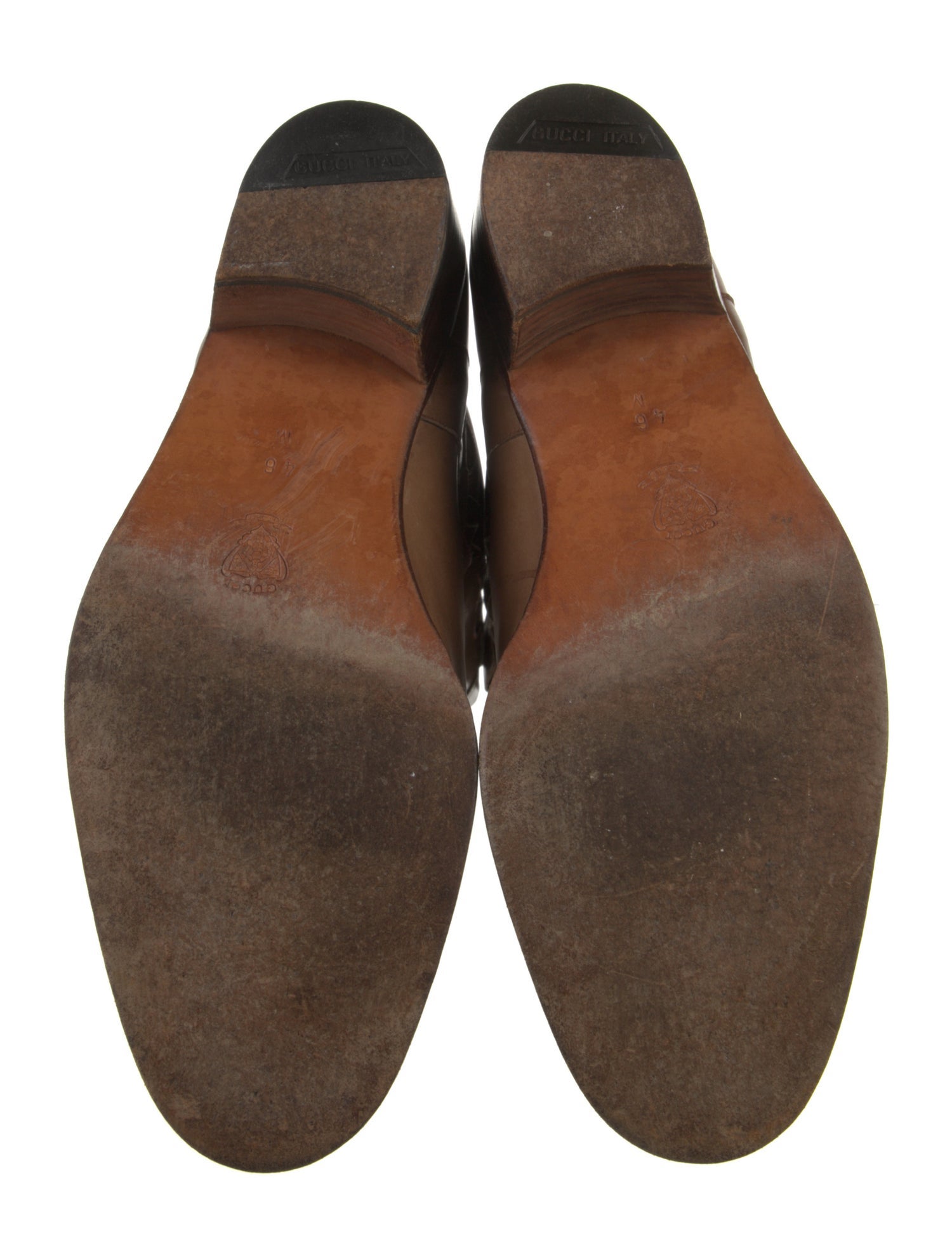 Gucci Interlocking G Logo Leather Western Boots