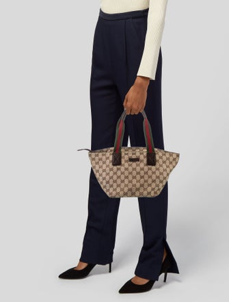 Gucci GG Canvas Top Handle Bag