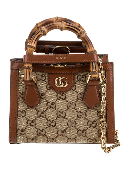Gucci GG Canvas Diana Mini