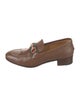 Gucci Web Accent Leather Dress Loafers