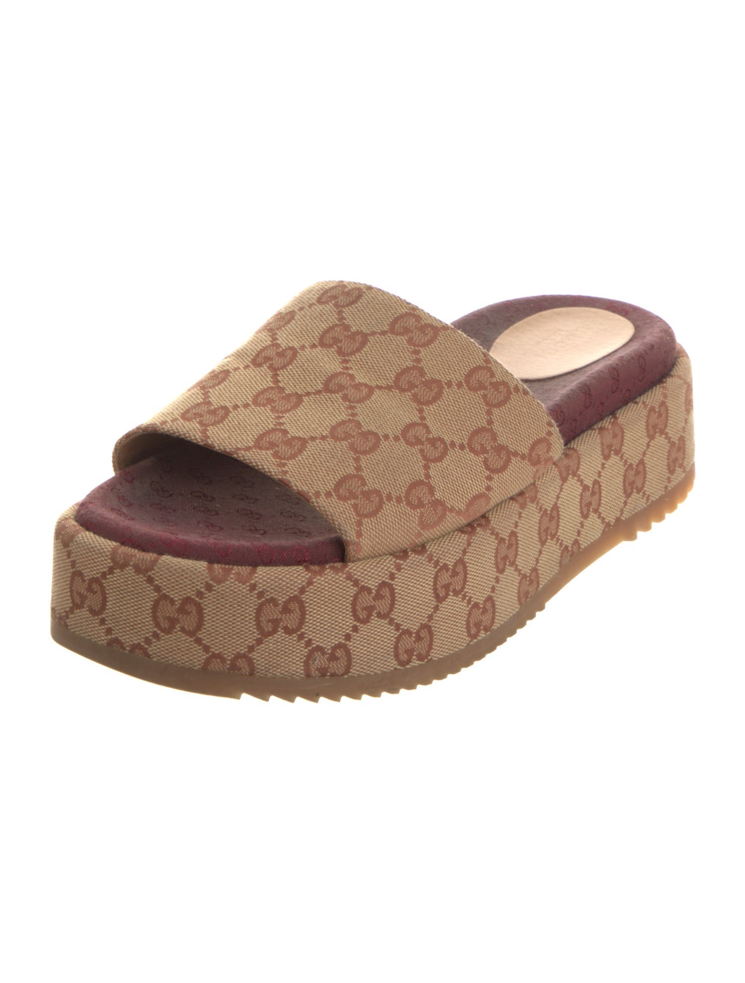 Gucci GG Canvas Canvas Slides