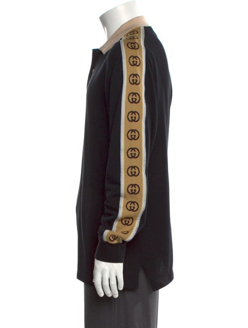 Gucci Interlocking G Logo Collar Polo Shirt
