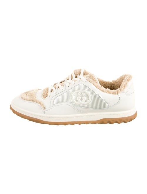 Gucci Leather Colorblock Pattern Sneakers