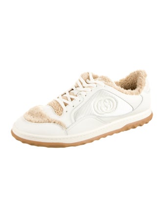 Gucci Leather Colorblock Pattern Sneakers