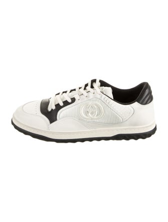 Gucci Leather Colorblock Pattern Sneakers