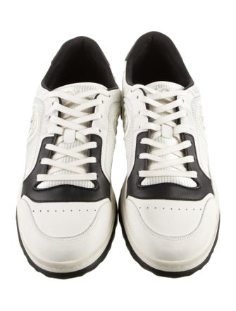 Gucci Leather Colorblock Pattern Sneakers
