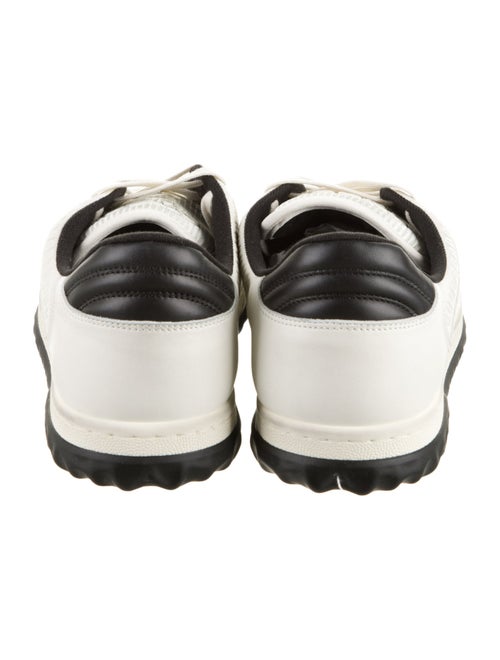 Gucci Leather Colorblock Pattern Sneakers