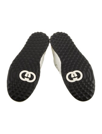 Gucci Leather Colorblock Pattern Sneakers