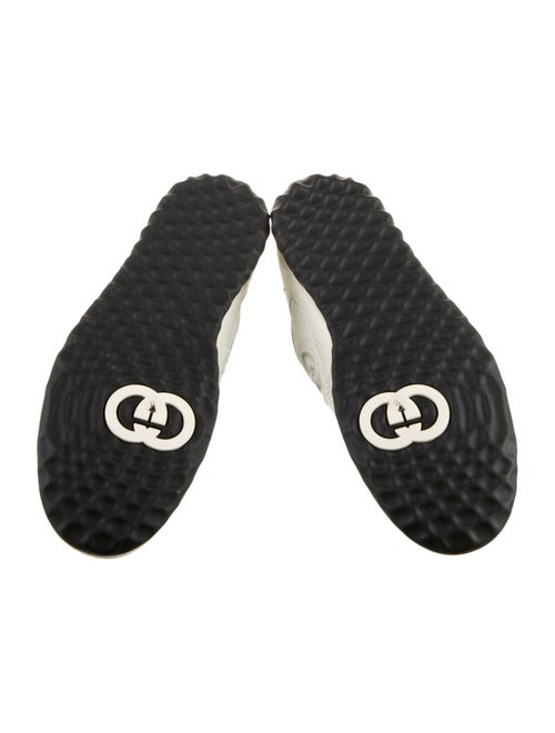 Gucci Leather Colorblock Pattern Sneakers